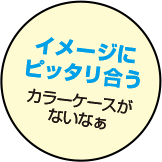 イメージにピッタリ合うカラーケースがほしい