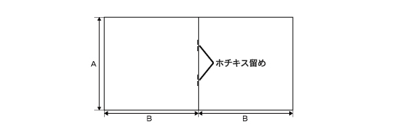 ジュエルブックレットサイズ表