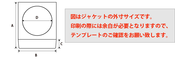 窓付き紙封筒サイズ表