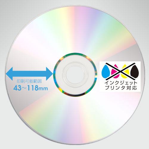 TYコード JP-PRO CD-R 無地光沢 (銀盤) 業務用ノーマル / 100枚ラップ
