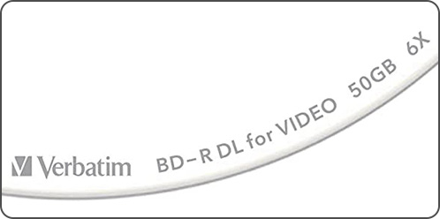 三菱化学一回録画用BD-R DL(Verbatim VBR260RP50SV1) / 50枚スピンドル