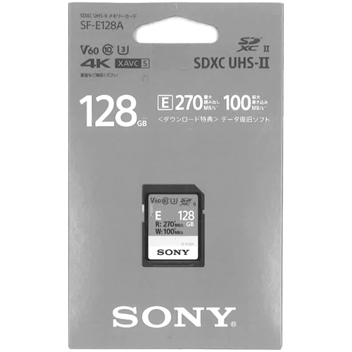 [1個販売] SONY SF-E128A T UHS-II Class10 SDカード